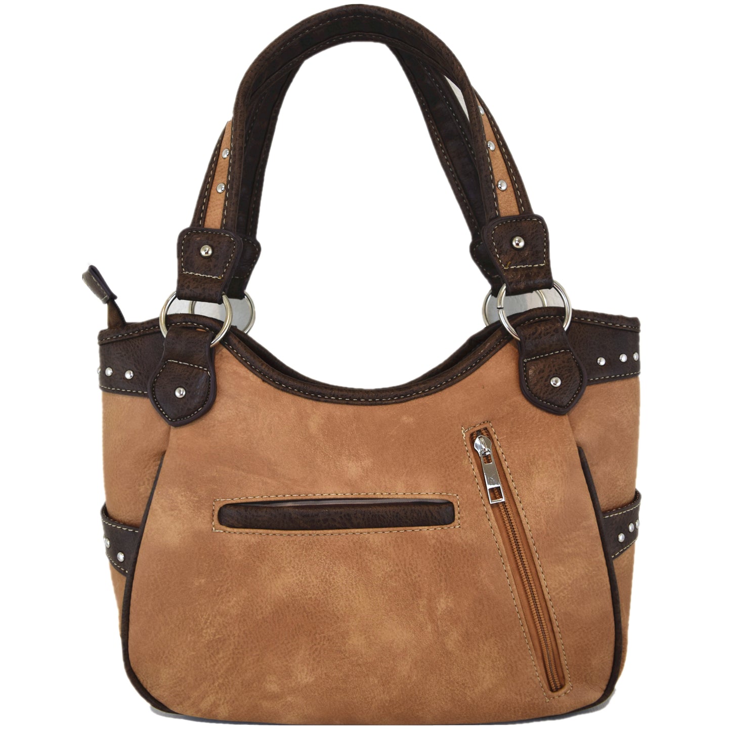 Western Style Embroidery Horse Concealed Carry Purse With Matching Wallet Set