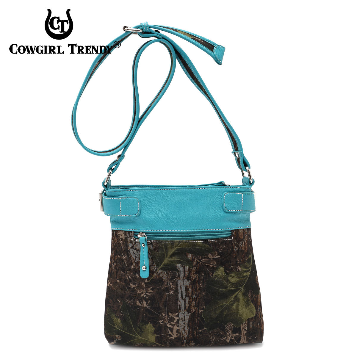 Camouflage Rhinestone Cross Studded Crossbody Handbags