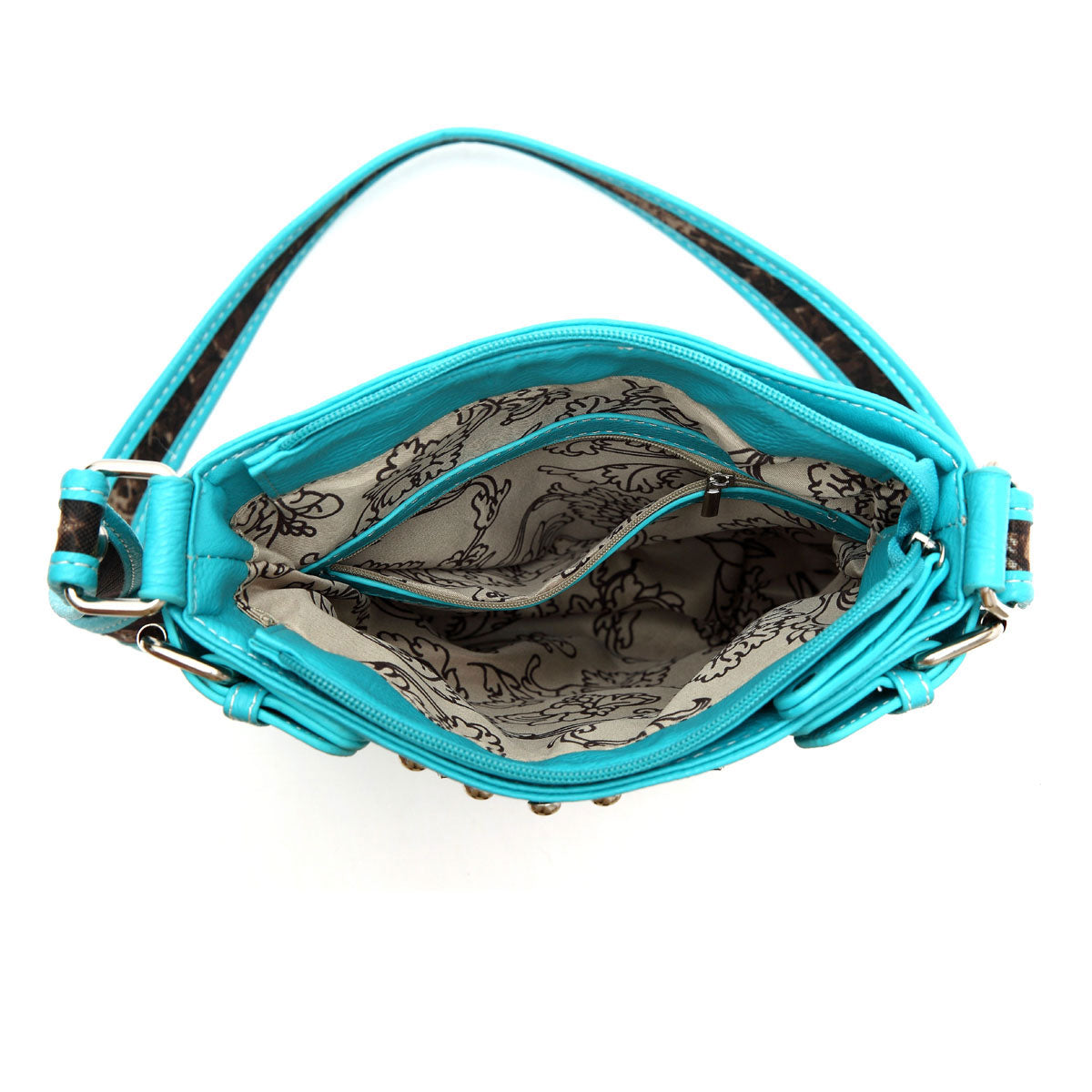 Western Camouflage Pistols Studs Rhinestone Pistols Studded Crossbody Handbags