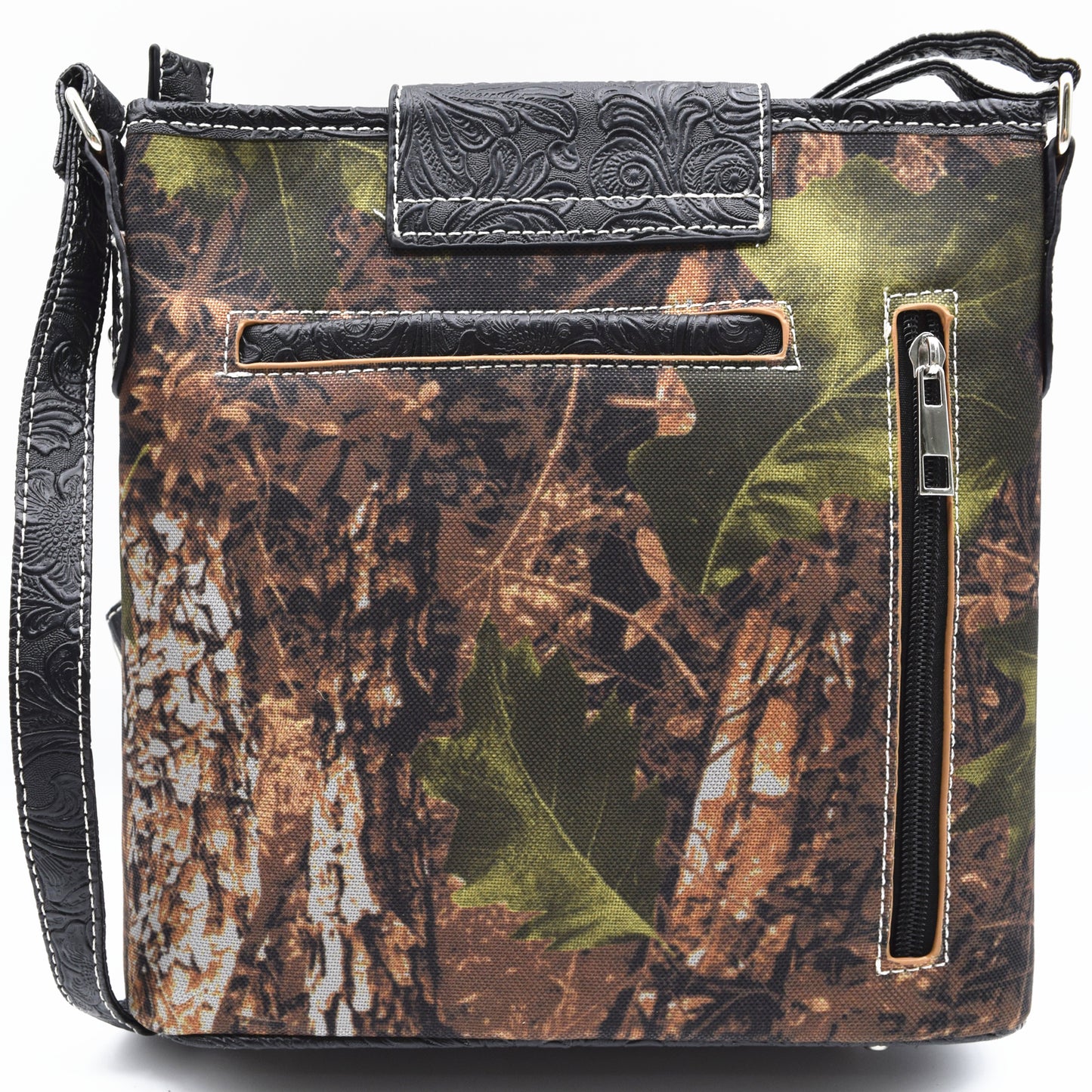 Camouflage Western Style Buckle Crossbody Handbags