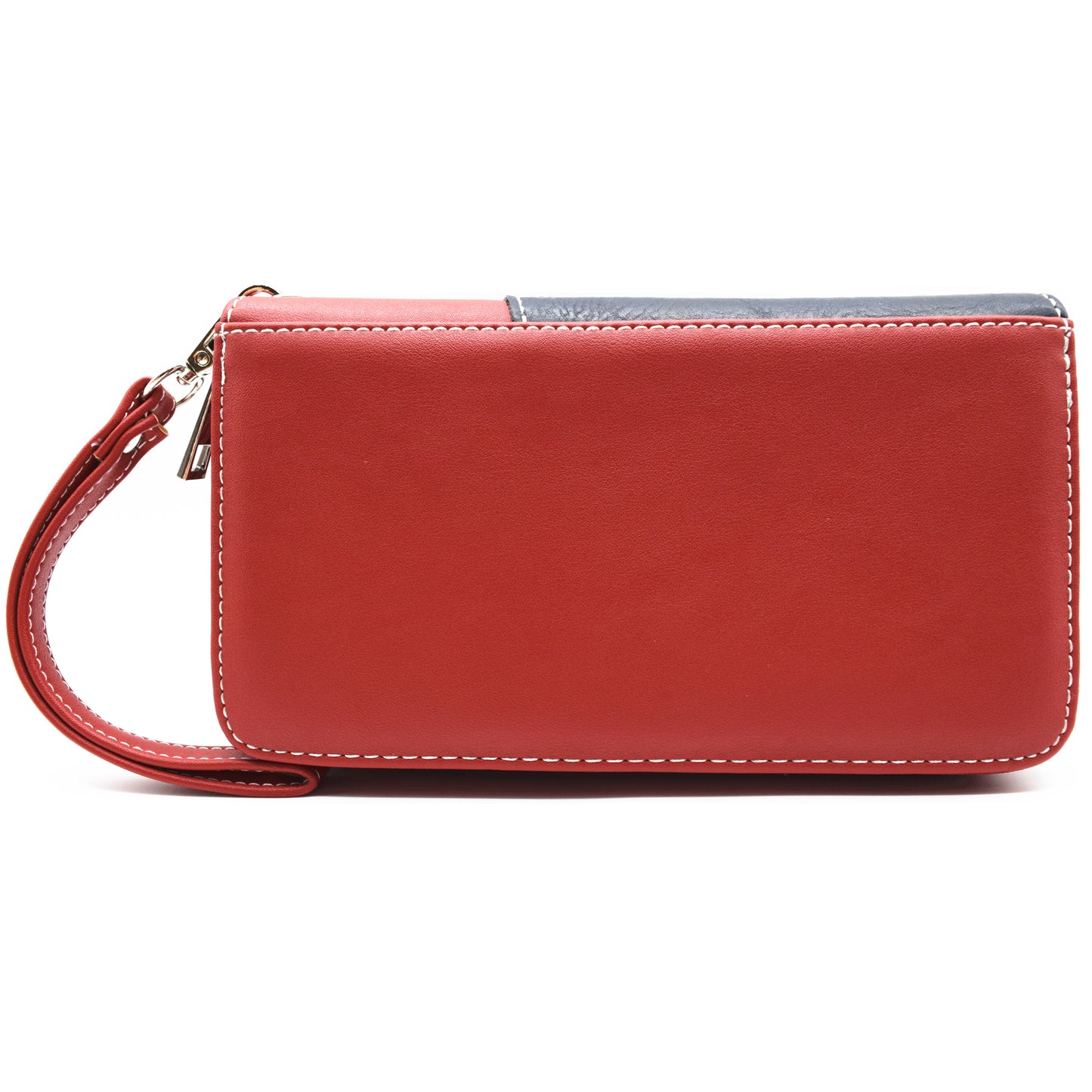 American Flag Women Double Zipper Wallet