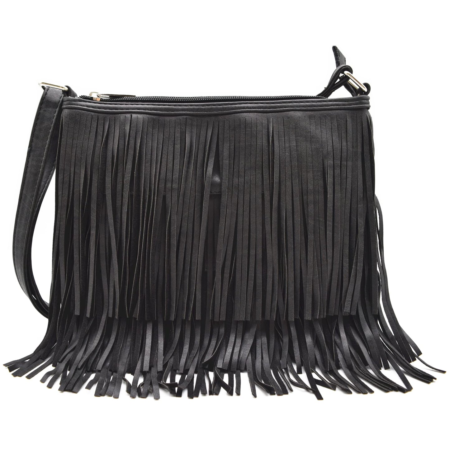 Western Style Leather Fringe Women Crossbody Handbags