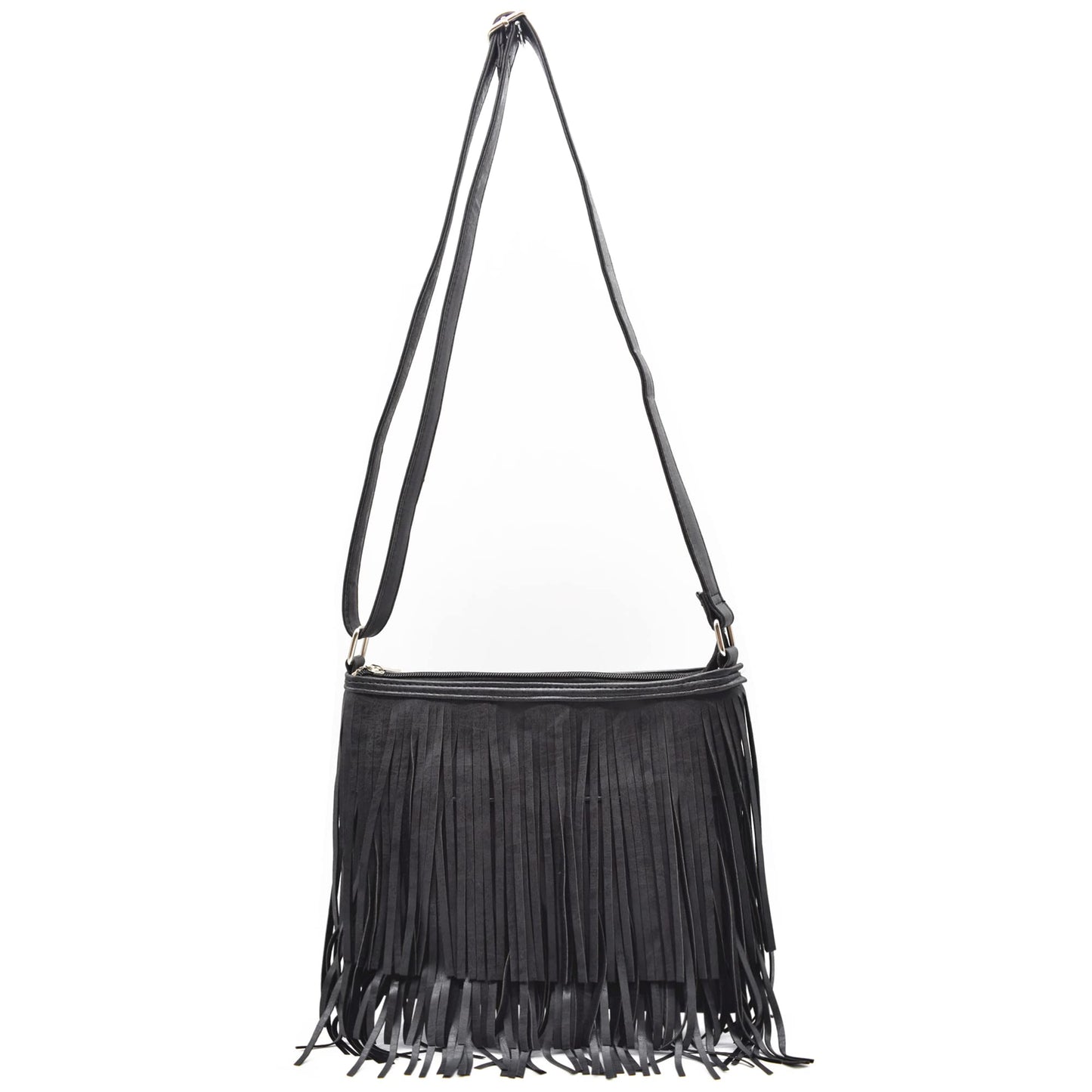 Western Style Leather Fringe Women Crossbody Handbags