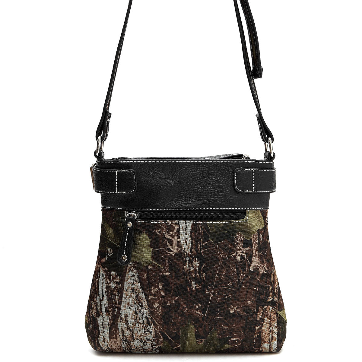 Camouflage Rhinestone Cross Pistols Studded Crossbody Handbags