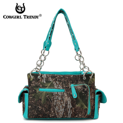 Camouflage Double Pistol Women Crossbody Bag