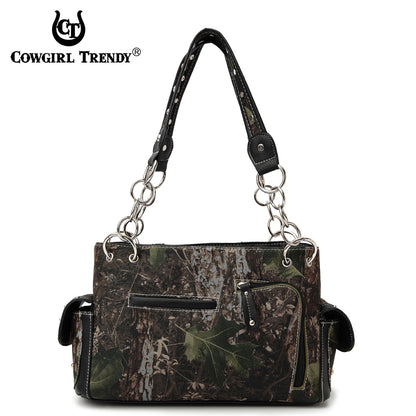 Camouflage Double Pistol Women Crossbody Bag