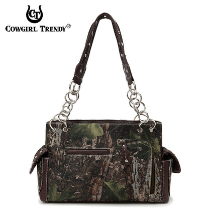 Camouflage Double Pistol Women Crossbody Bag