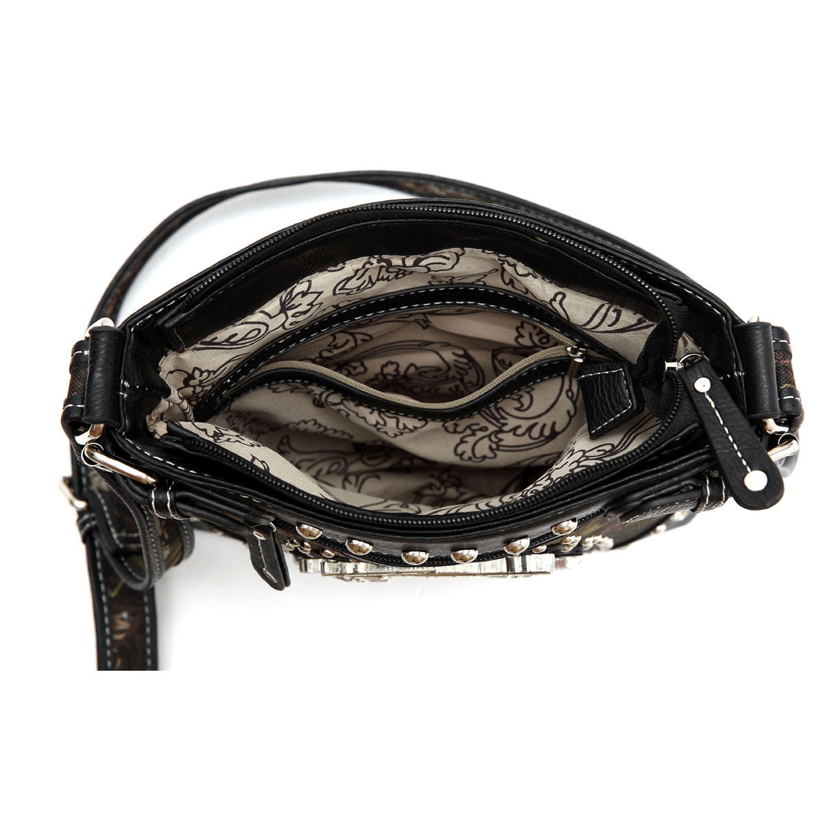 Camouflage Double Pistol Women Crossbody Bag