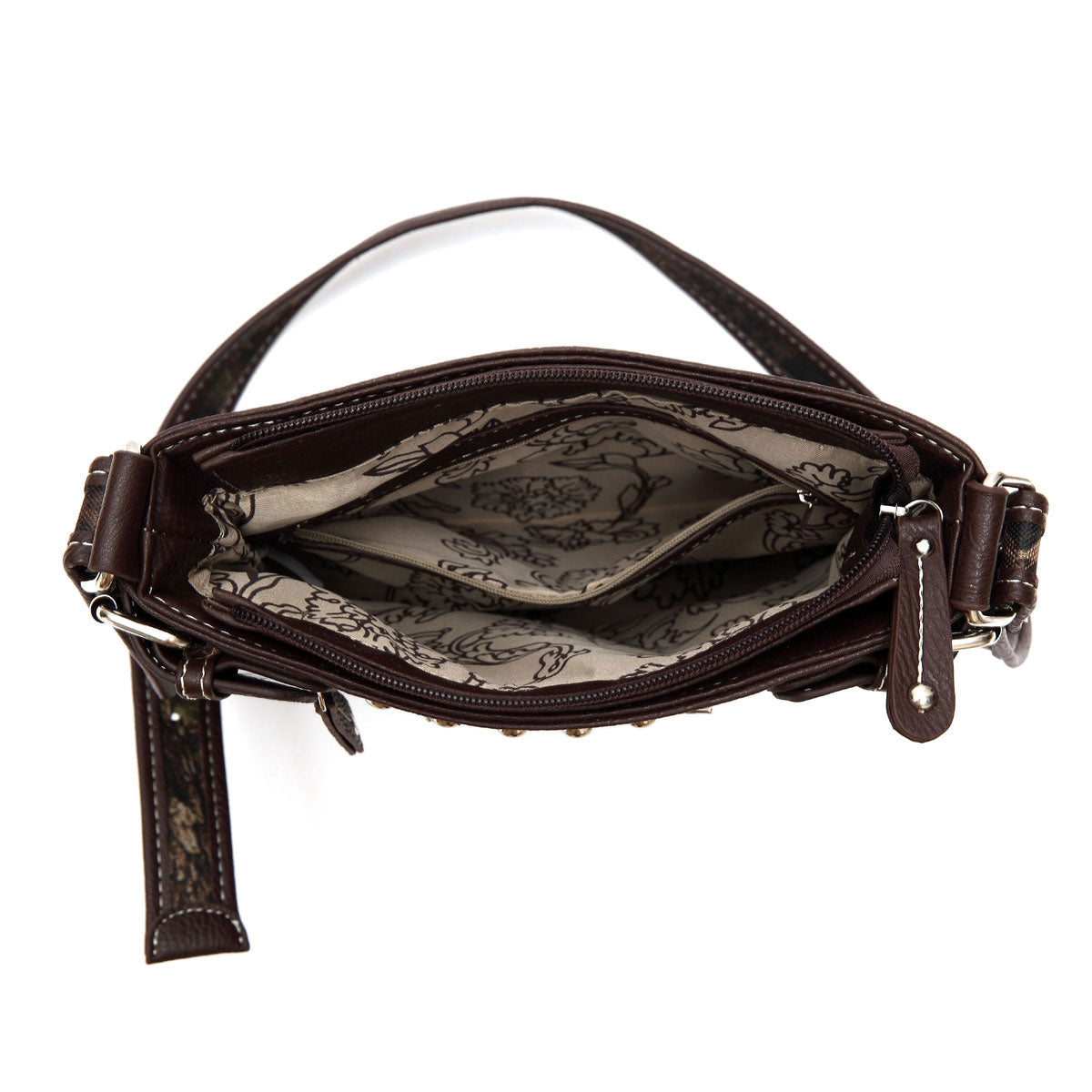 Camouflage Double Pistol Women Crossbody Bag