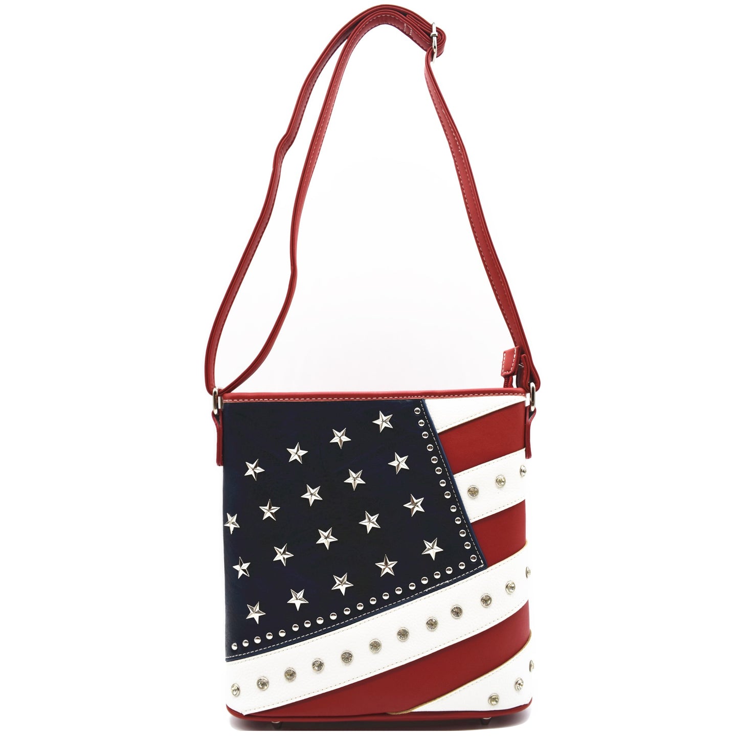 USA Flag Women Crossbody Bag