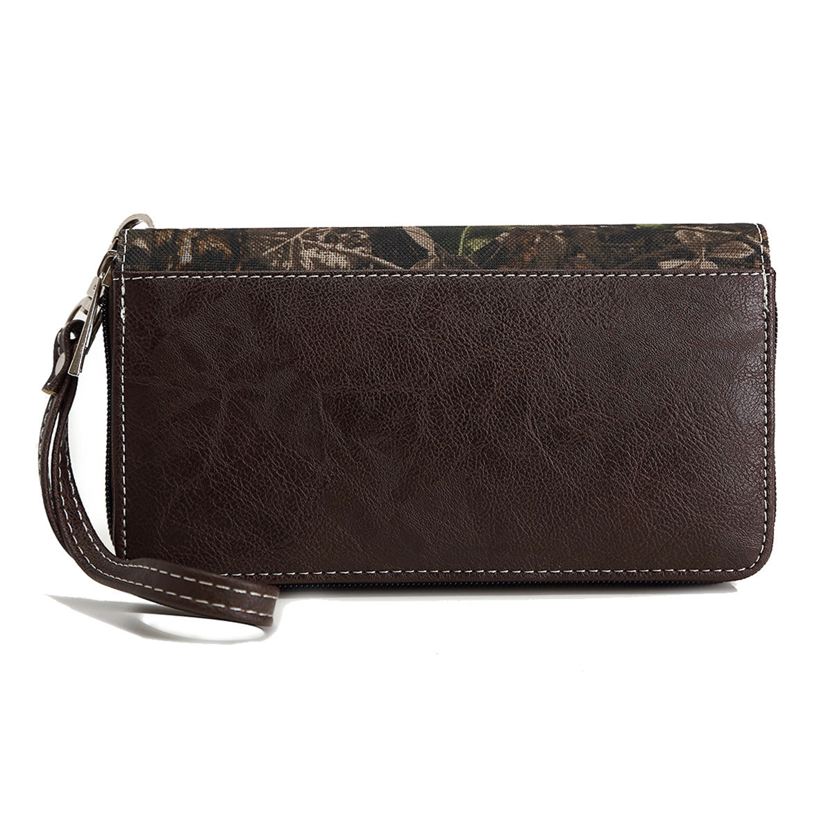 Camouflage Cross Pistol Women Double Zipper Wallet