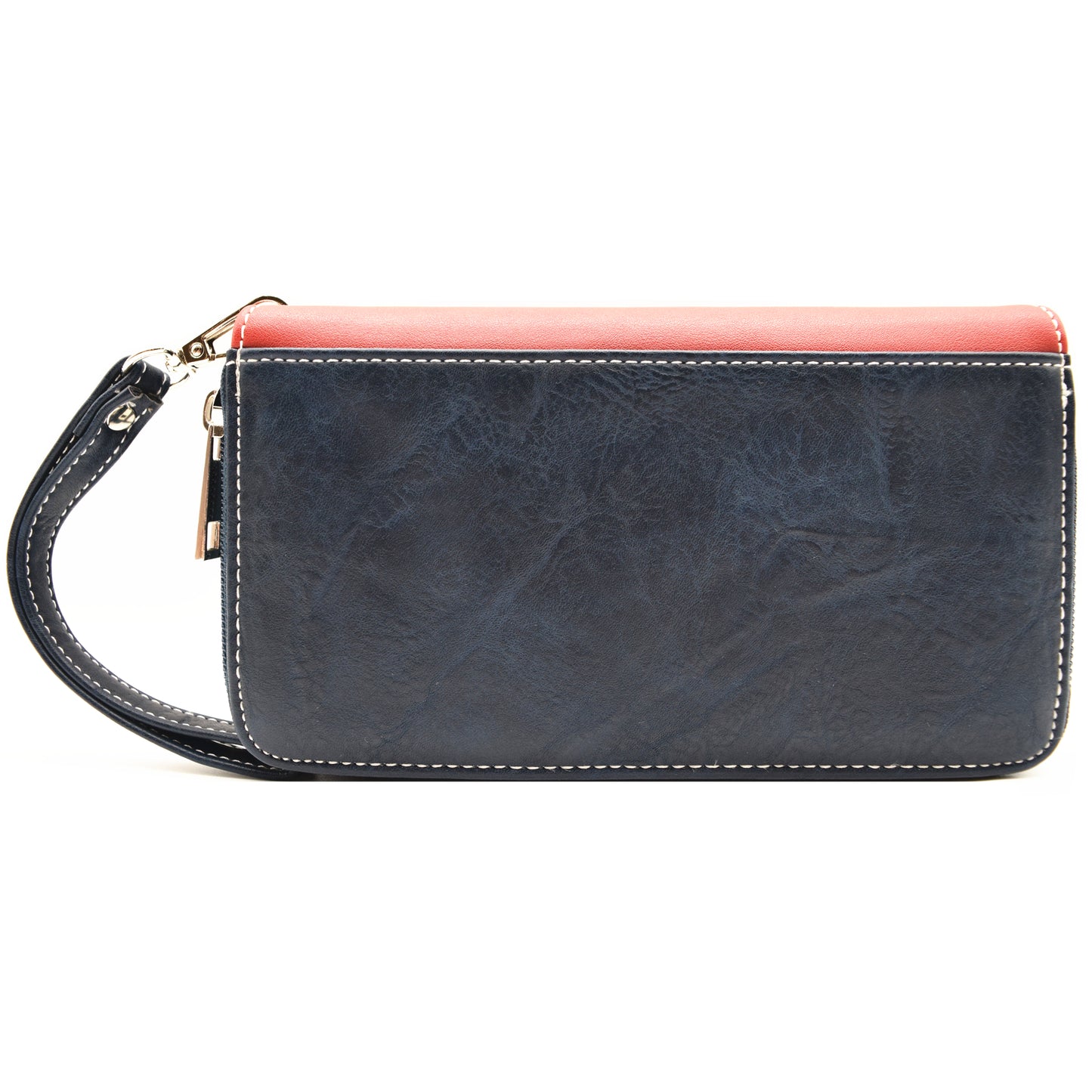 Stars and Stripes Flag Women Double Zipper Wallet